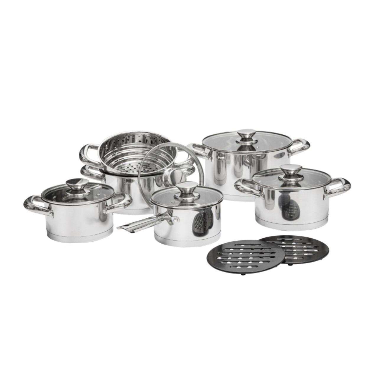 Set de gatit 13 piese Urban, Ambition, inox - imagine 4